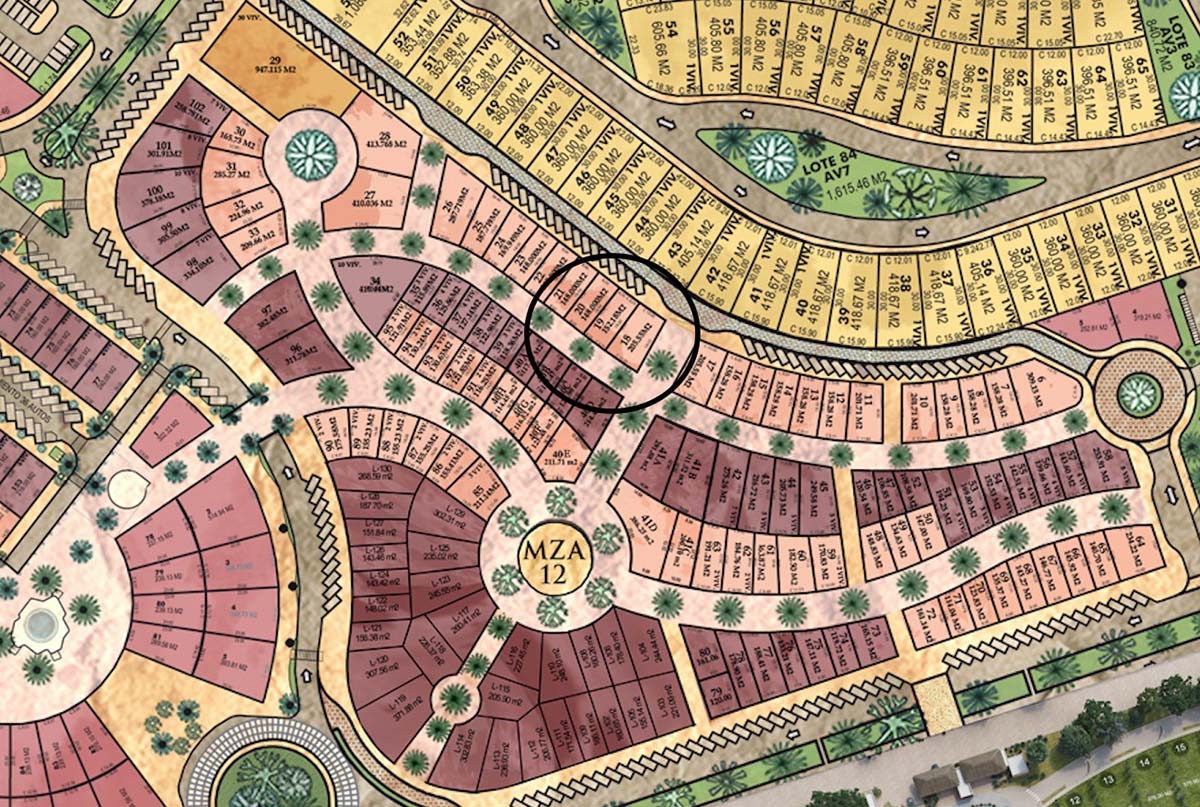 Aldea Zama Tulum Map Mixed Use Aldea Zama Land - Tulum Real Estate For Sale