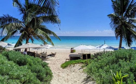 View of the Beach in Tulum