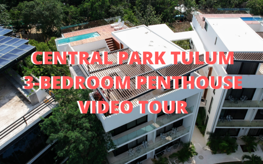 Price Reduction 3-Bed Penthouse at Central Park Tulum