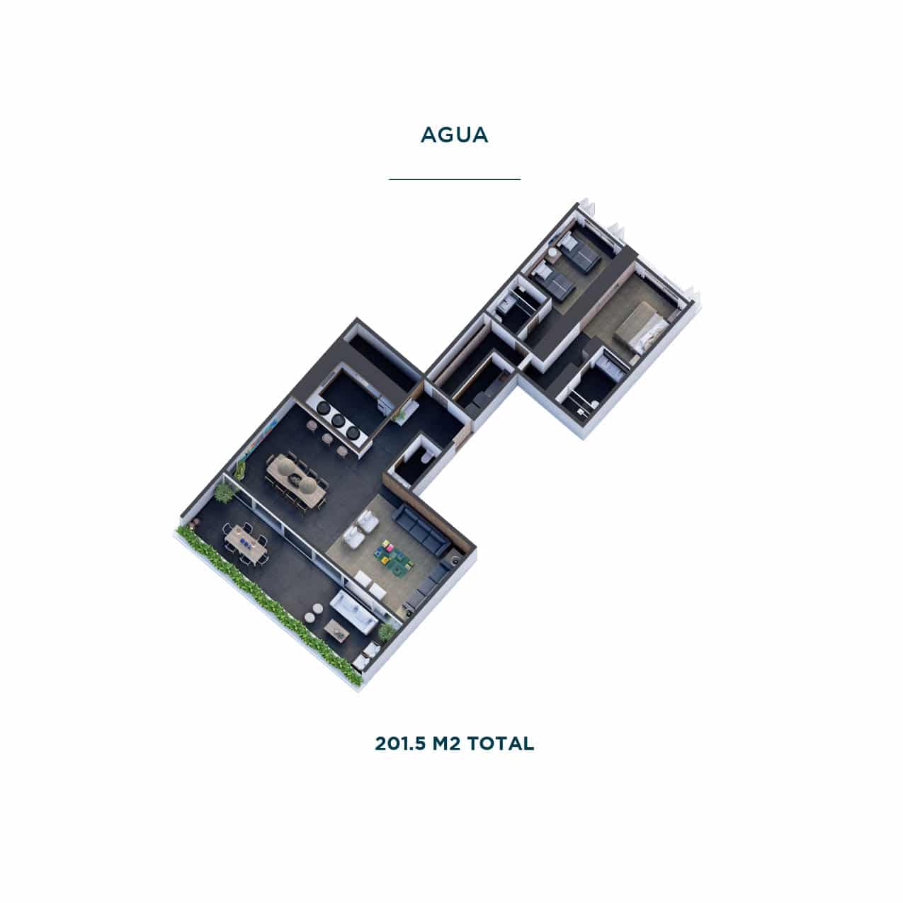 2 Bedroom Floor Plan