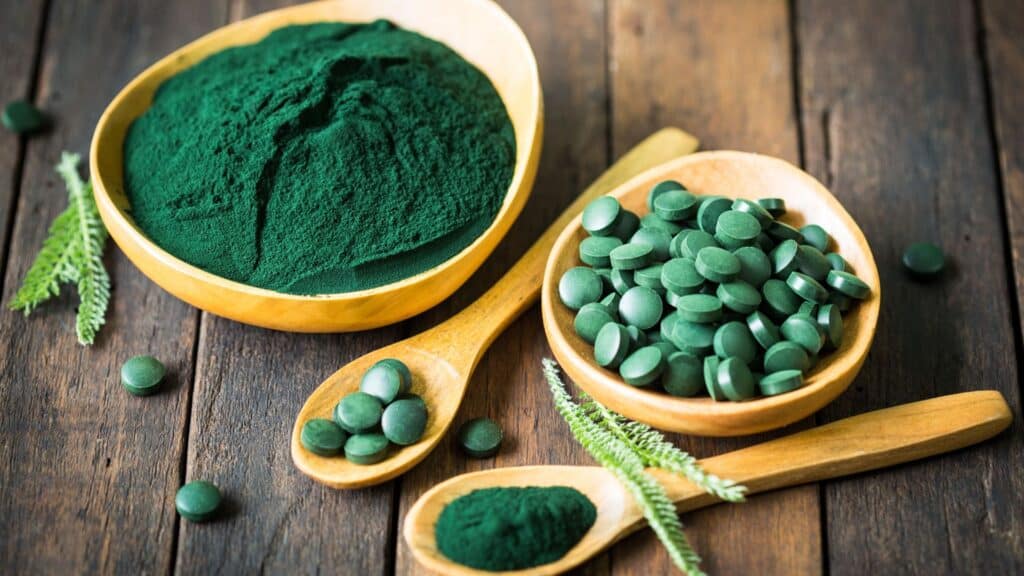 spirulina for sale at Balab in Playa del Carmen